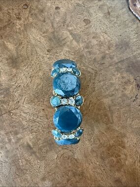 Blue Crystal Stretch Bracelet